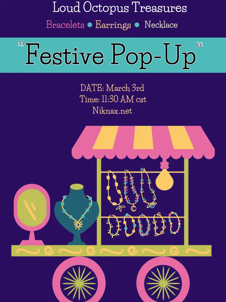 Pop up costume jewelry, pt 2 