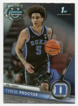 2024 Bowman Chrome U #20 Tyrese Proctor 1st Bowman - Duke