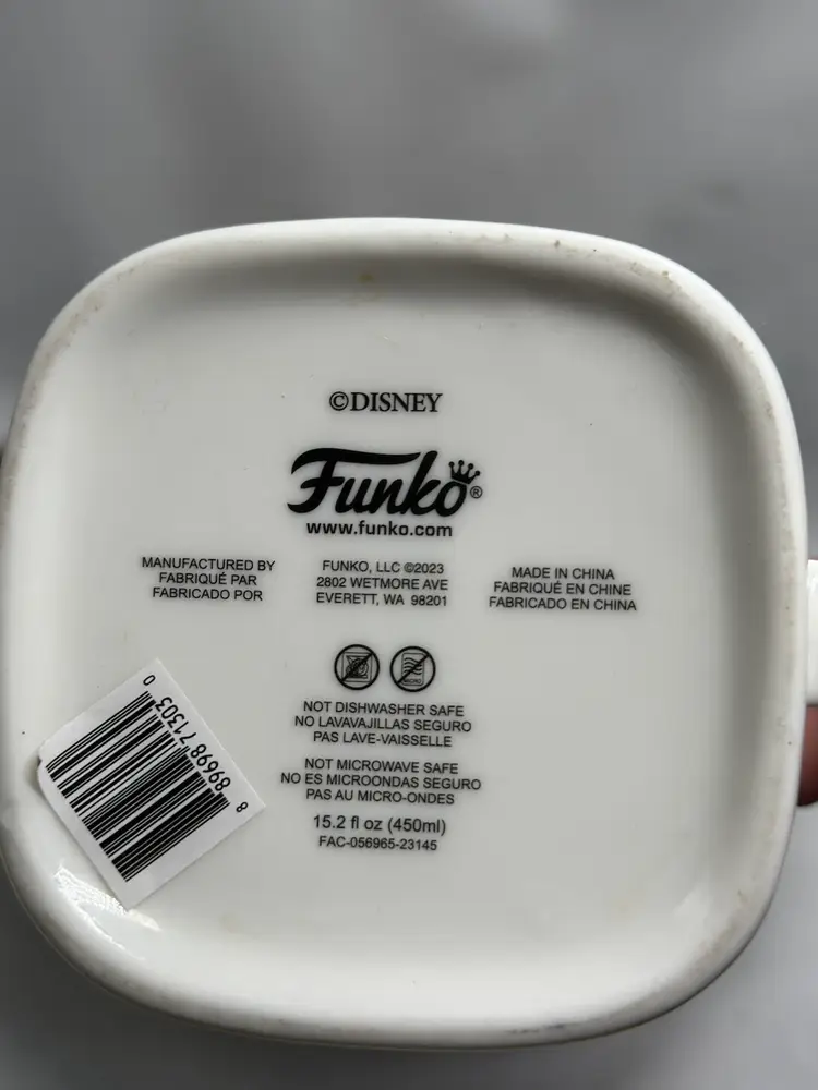 Funko POP! Disney Stitch Ceramic Heat Changing Square Mug - 3.5"~15 oz.