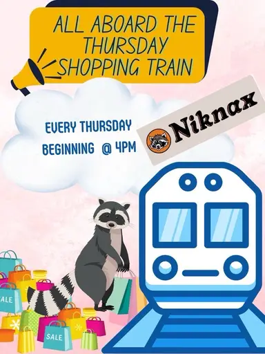 All Aboard the Thursday Shopping Train