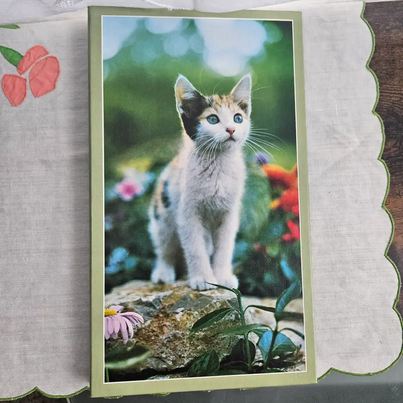 Vintage Photo Album Kitten Cat 1970s 1980s Hallmark