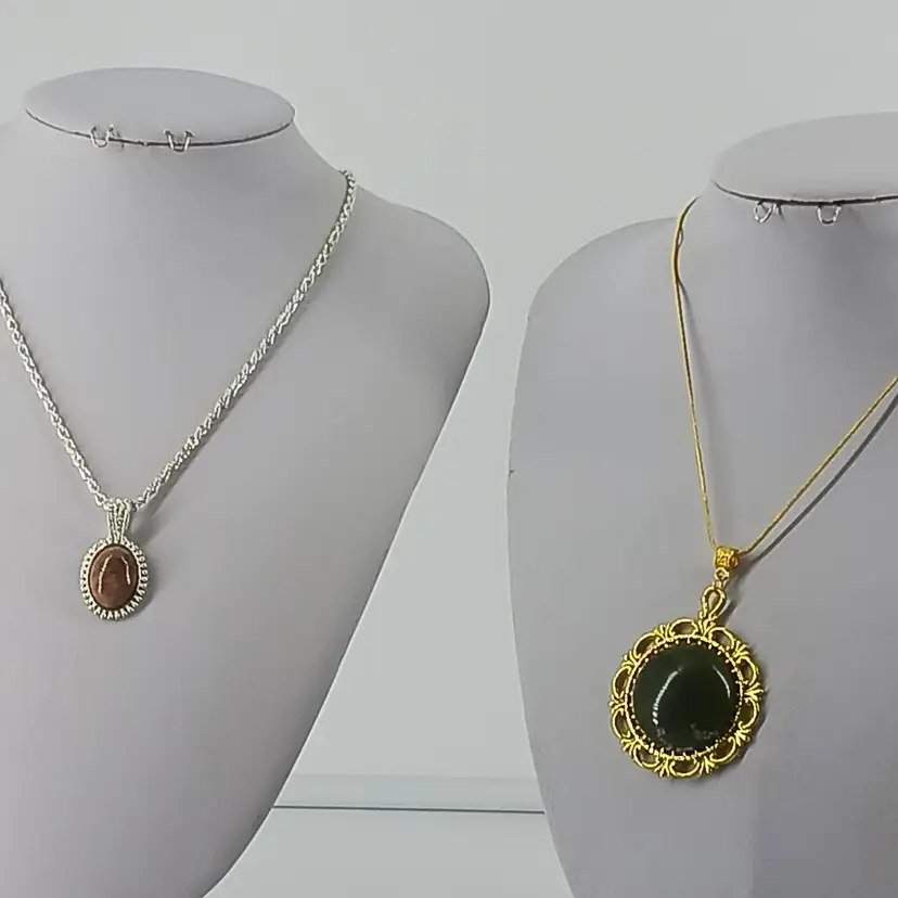 Five Gemstone Necklaces