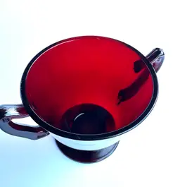 Anchor Hocking Royal Coronation Ruby Red Sugar Bowl