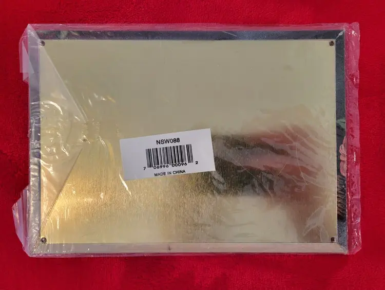 Little Mischievous Cat Kitten Metal Sign With Pink Roses Flowers 8.5 x 6 inches