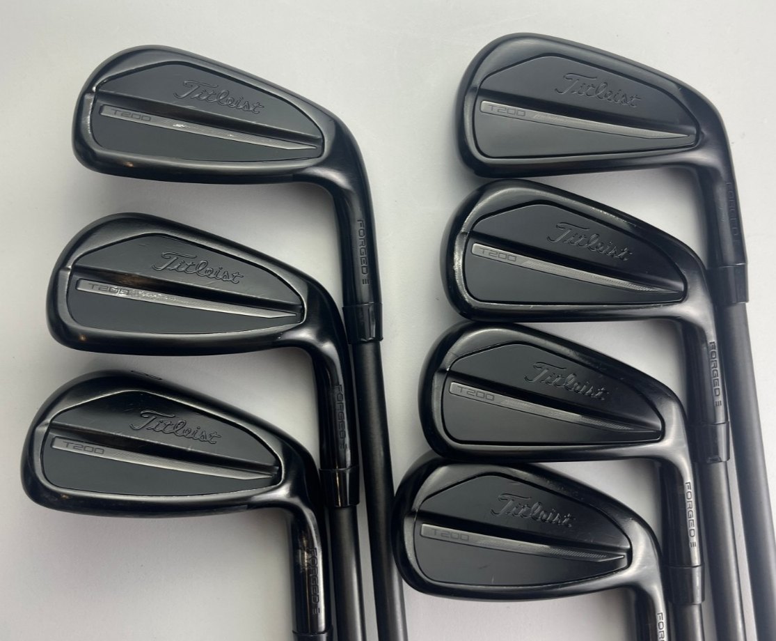 Stacked Golf · Titleist 2023 Black T200 5-PW, GW - Steelfiber