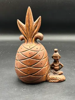 Treasure Craft Hawaii #303 Pineapple Hawaii Tiki 1961 Compton, CA