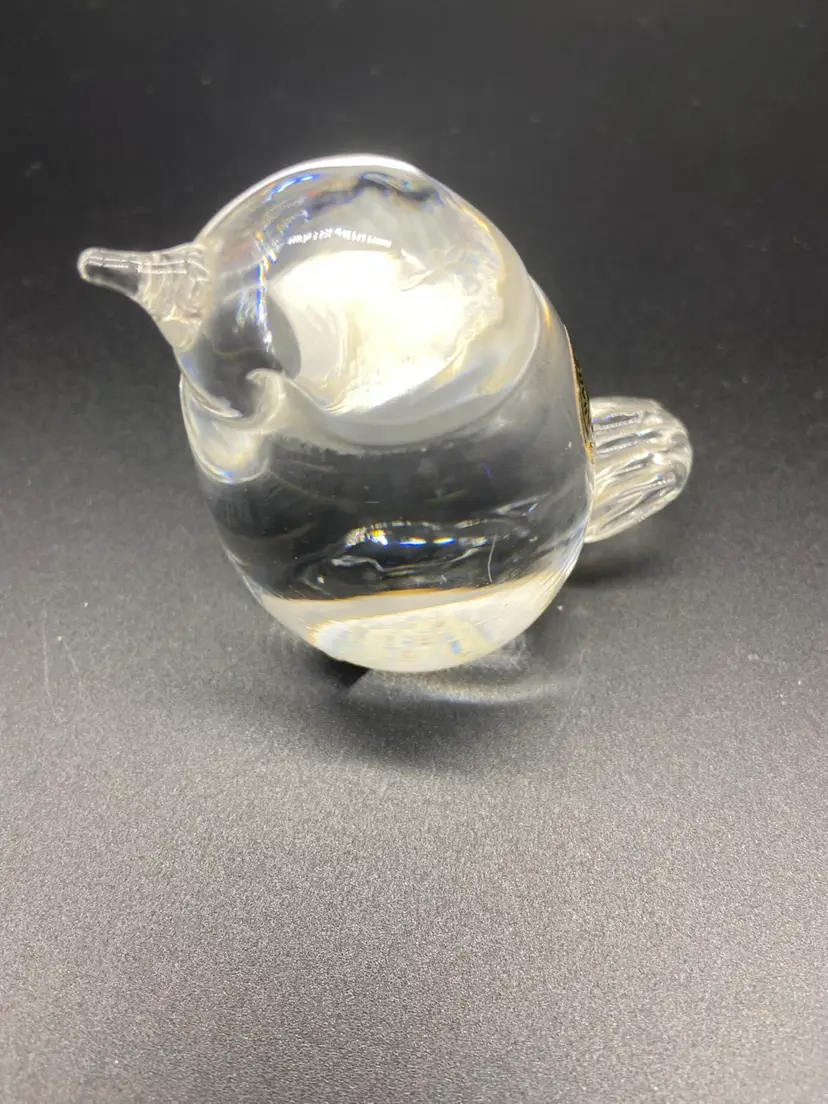 #25 GG Norway Pasco clear Glass Bird That Glows
