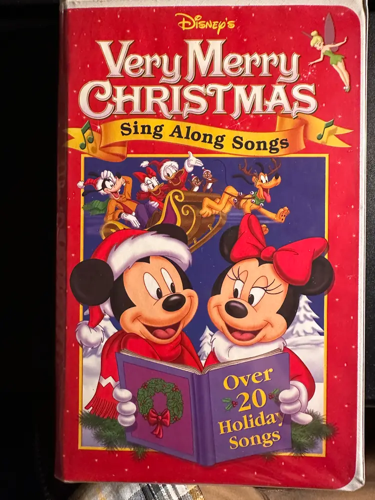Vintage Disney's Very Merry Christmas Sing Along Songs VHS - Classic Holiday Fun!