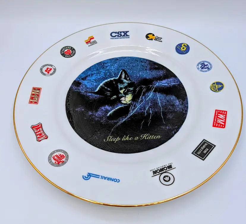 Chessie Cat Millennium Commemorative Collector Plate #15 of 600 – 10.5"