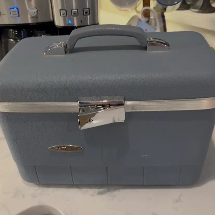 Sears Forecast Blue Travel Train Case