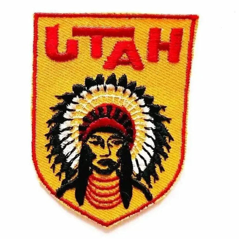 Vintage Utah Voyager Native American Indian Souvenir Travel Patch