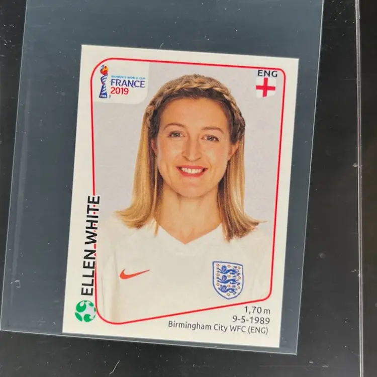 Ellen White 2019 Panini Women’s World Cup Sticker England Soccer Card