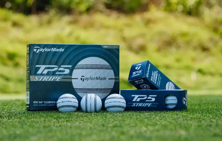 TaylorMade TP5 Stripe Golf Balls 2025