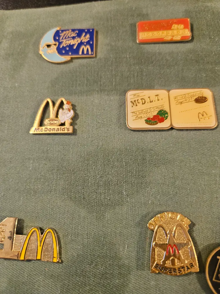Lot 31 piece Vintage McDonald's Pin Collection 1 of 2
