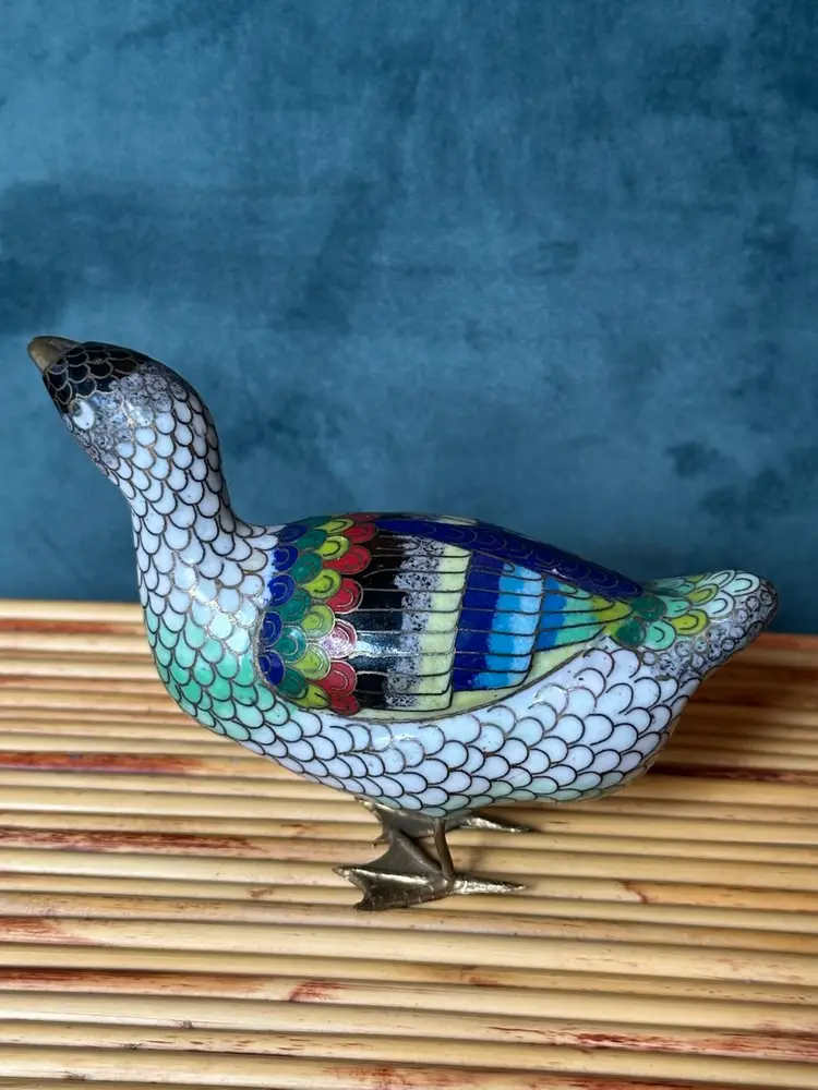 Cloisonné Bird Duck