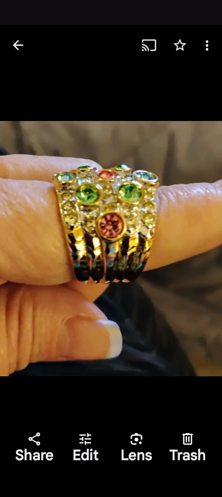 Vintage, Pave, Pastel, Multicolored Austrian Crystals, 18k yellow gold electroplated, trim, solid silver,