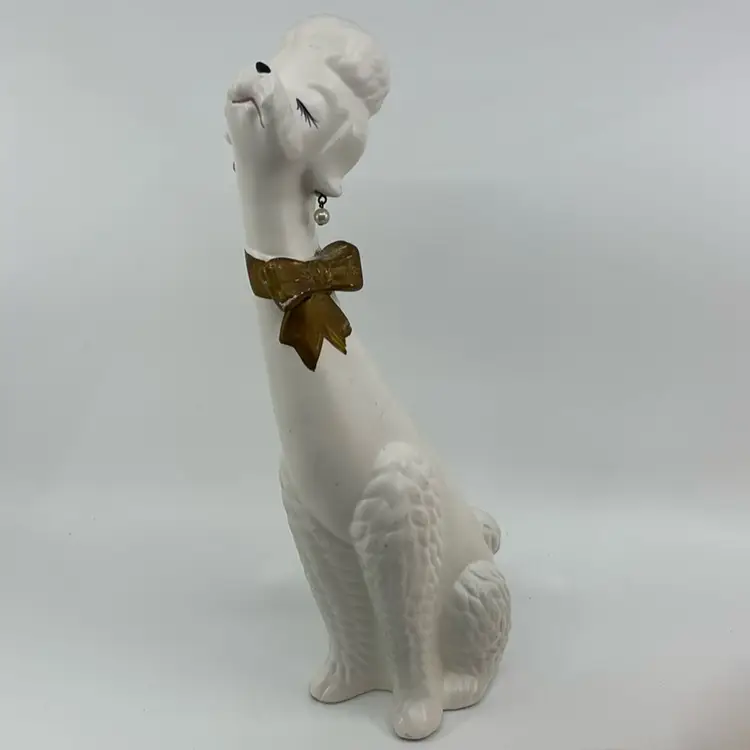 Napco Kitsch Long Neck Poodle 11.5”