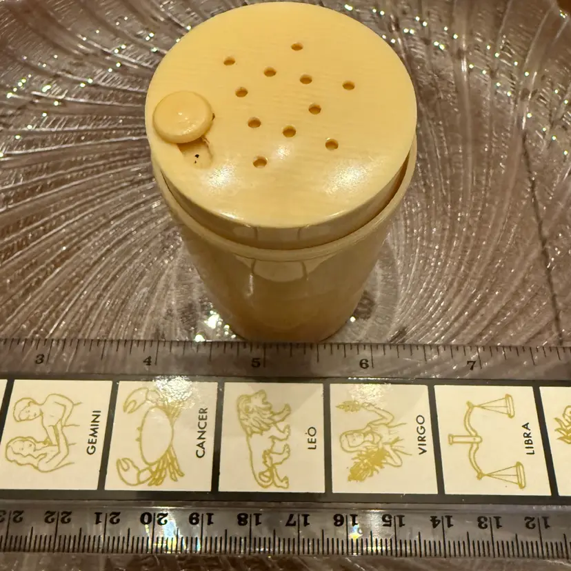 Celluloid Vanity Powder Container