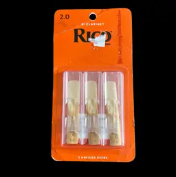 Rico B Flat Clarinet Reed 3 Pack D’Addario Factory Sealed