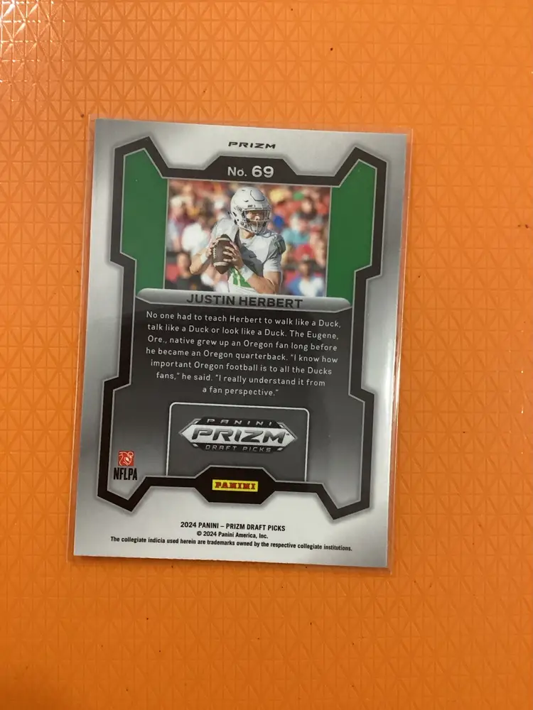 2024 Prizm Draft Picks - Justin Herbert Silver