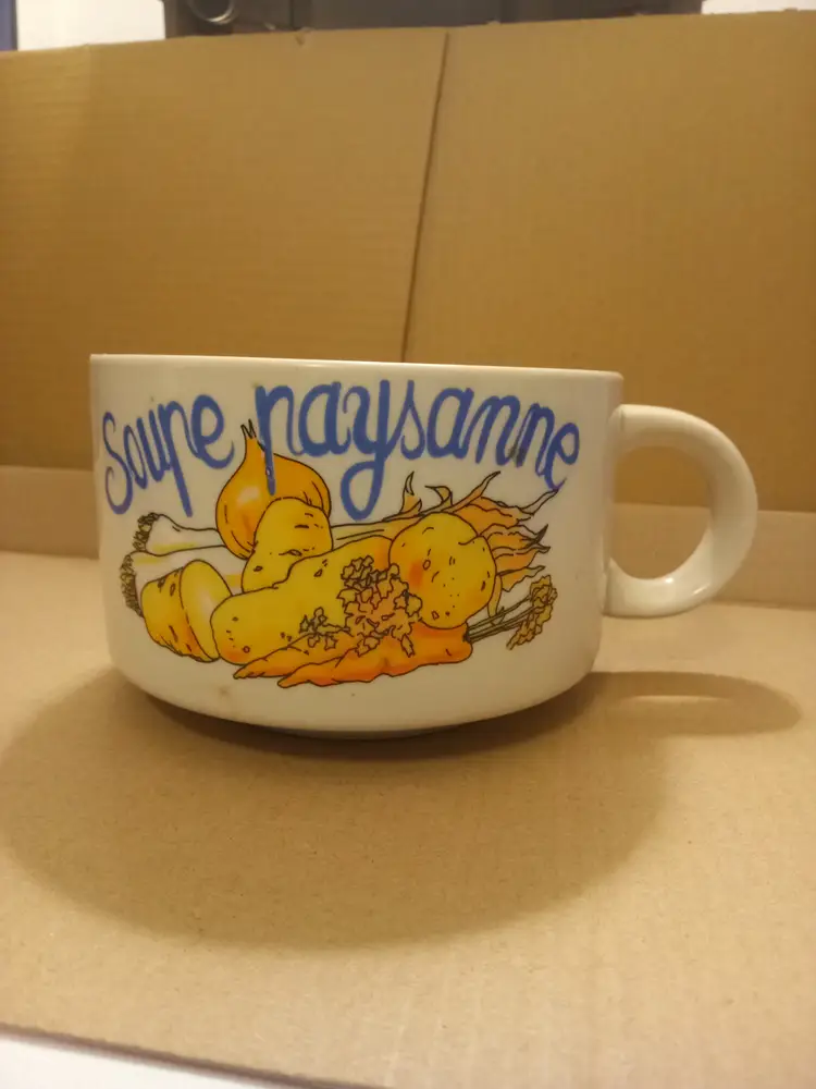 "Soupe paysanne" bowl