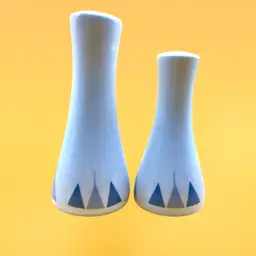 Vintage Impromptu Iroquois Ben Seibel Pyramids Salt & Pepper Shakers MCM 1960s