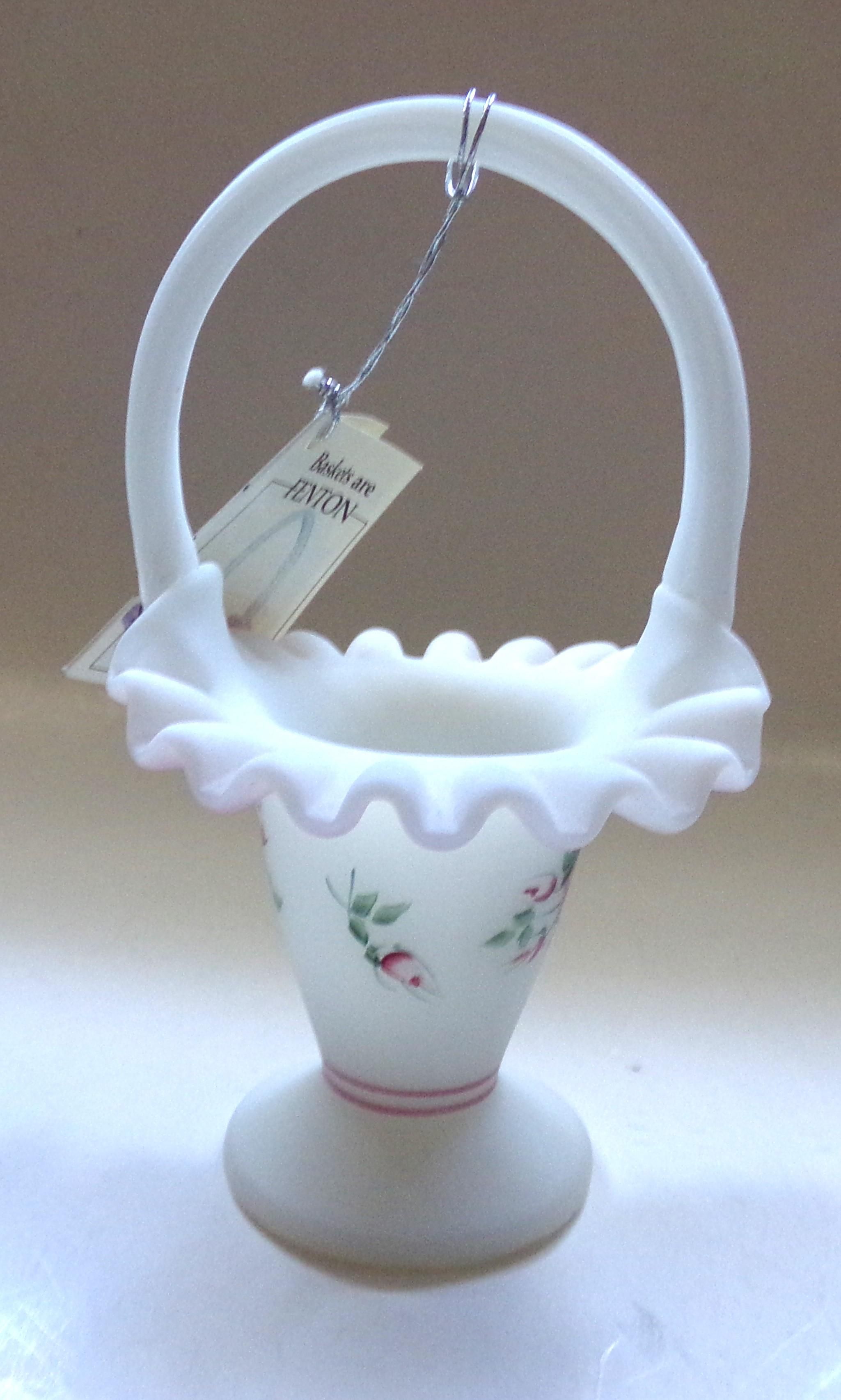 Niknax · Vintage Fenton Hand Painted & Signed, Rose Garden, 7