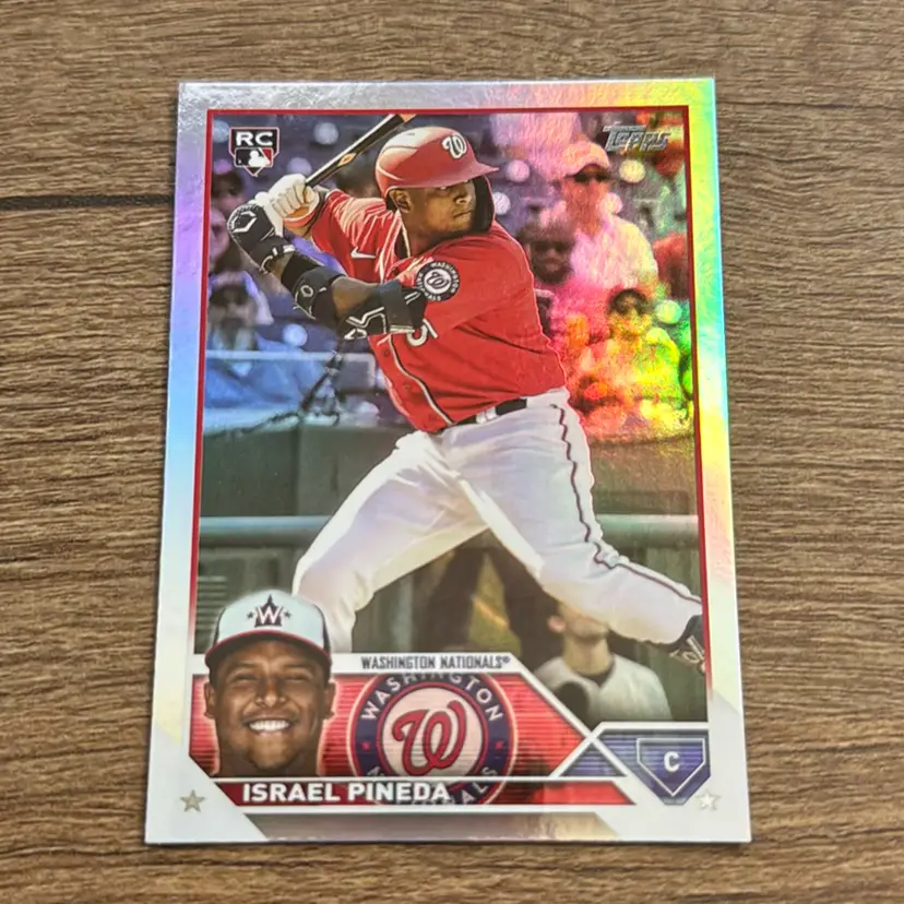 Israel Pineda
2023 Topps RC Rainbow Foil 
Washington Nationals
