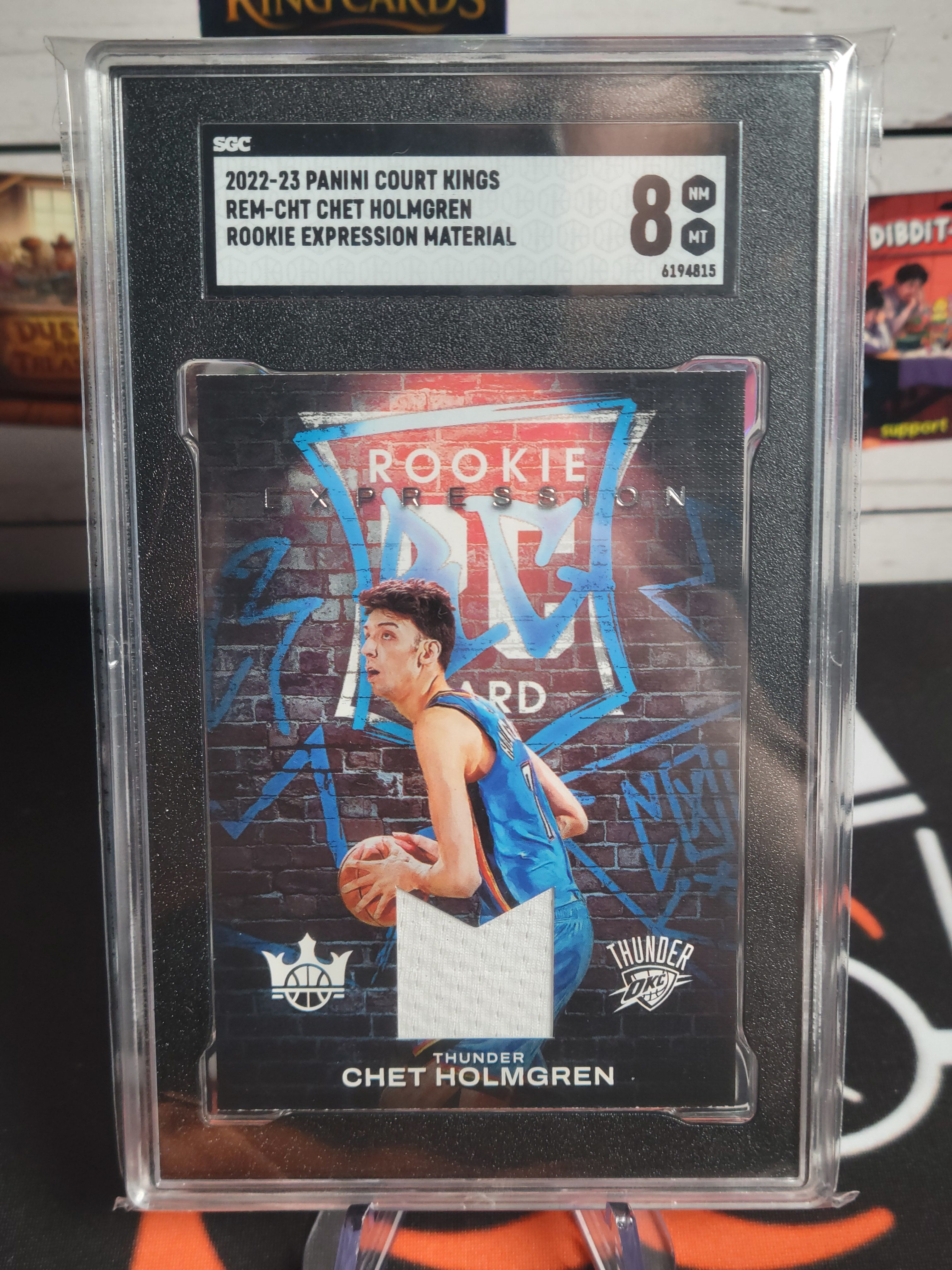 2022-23 Panini Court Kings REM-CHT Chet Holmgren Rookie Expression