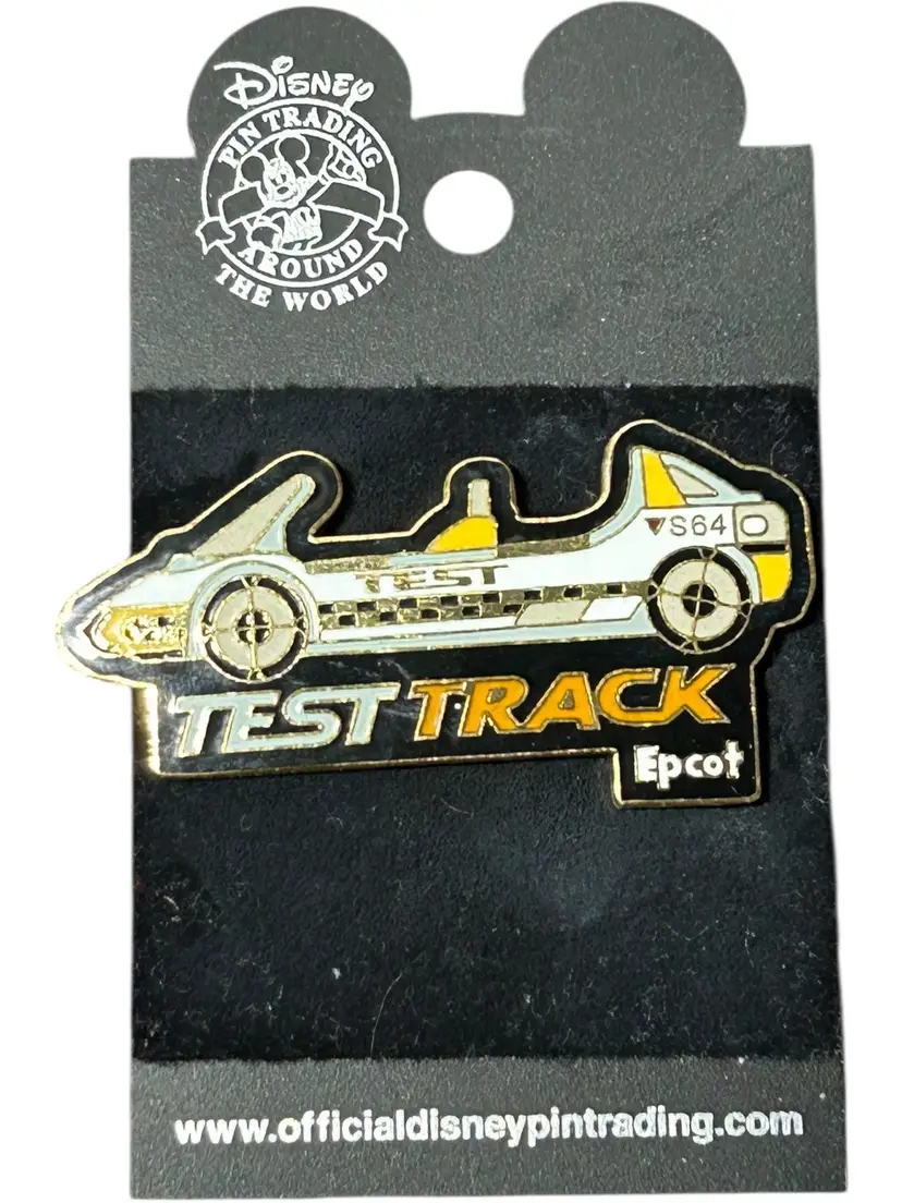 Vtg Disney Epcot Test Track Trading Pin Attractions 2002