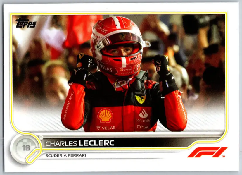 2022 Topps Charles Leclerc Scuderia Ferrari Card