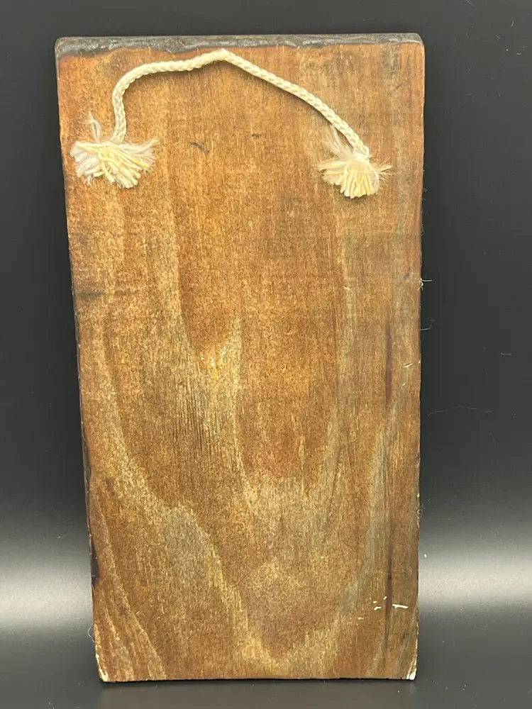 Vintage Holly Hobbie Brass & Wood Wall Hanging - 1970s Nostalgia