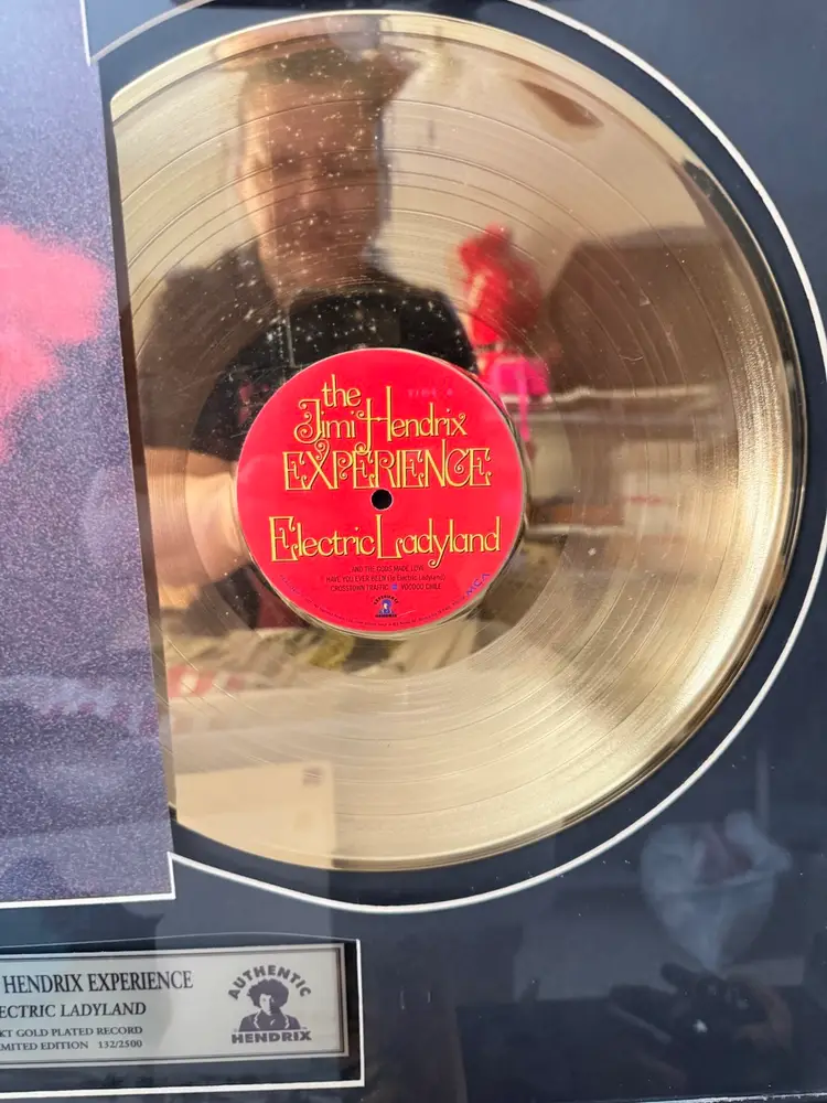 Jimi Hendrix Gold Record