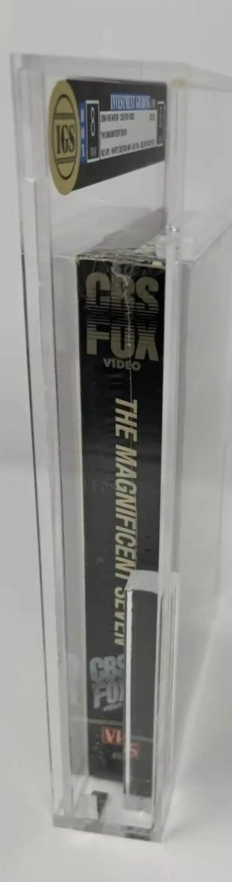 1984 The Magnificent Seven VHS Watermarks CBS FOX - New Factory Sealed  Graded 8/8