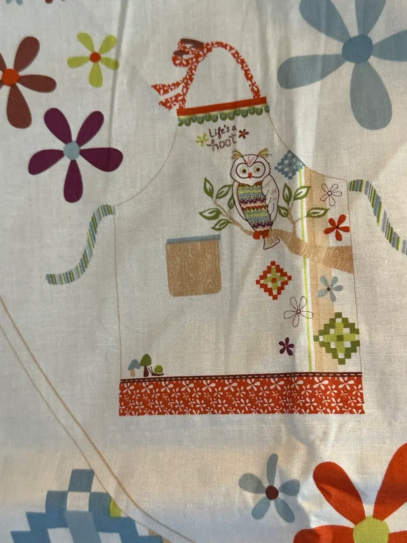 Serenade by Kate Spain for Moda Owl apron panel
