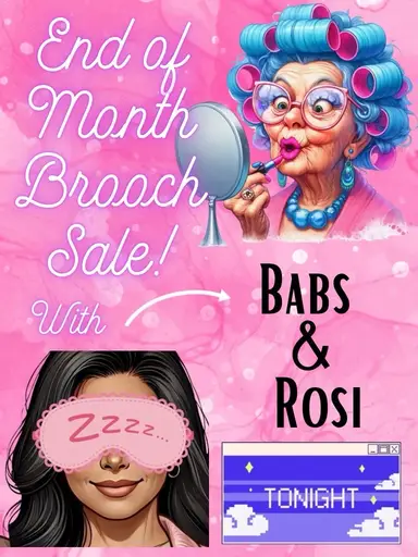 End Of Month Brooch Sale!!!!!