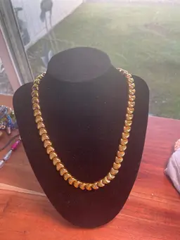 Vintage Napier Gold Toned Link Necklace
