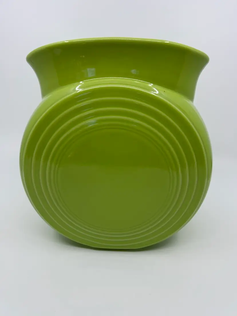 Vintage Fiestaware Chartreuse MILLENNIUM II Vase Lime Green