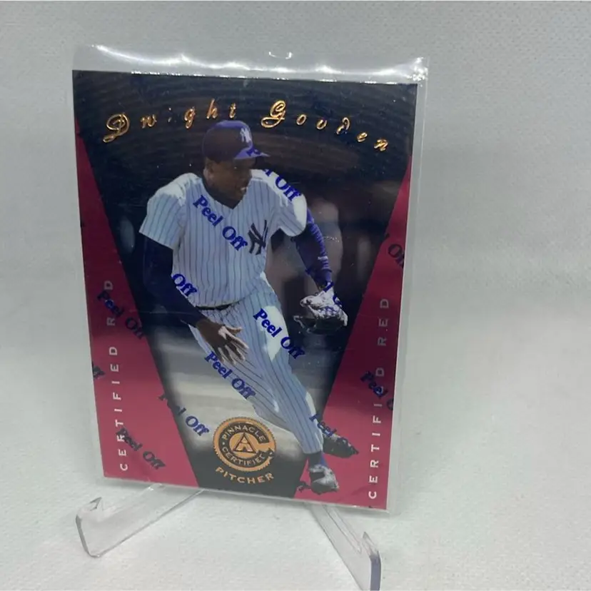 1997 Pinnacle Certified Certified Red Dwight Gooden 94 New York Yankees
