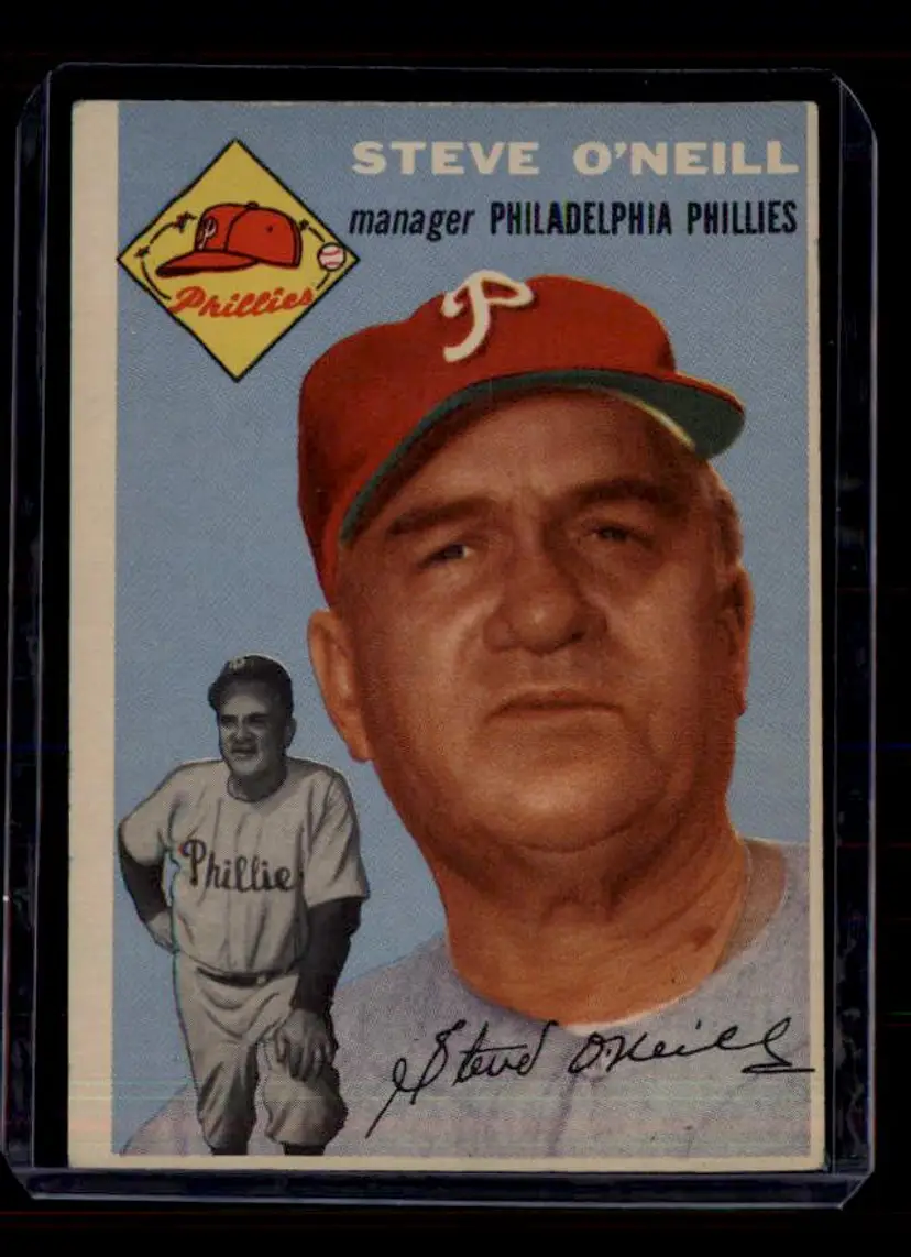 1954 Topps #127 Steve O'Neill - (pk-tl1) - Philadelphia Phillies
