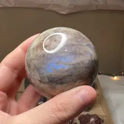 56mm Sunstone Moonstone Sphere