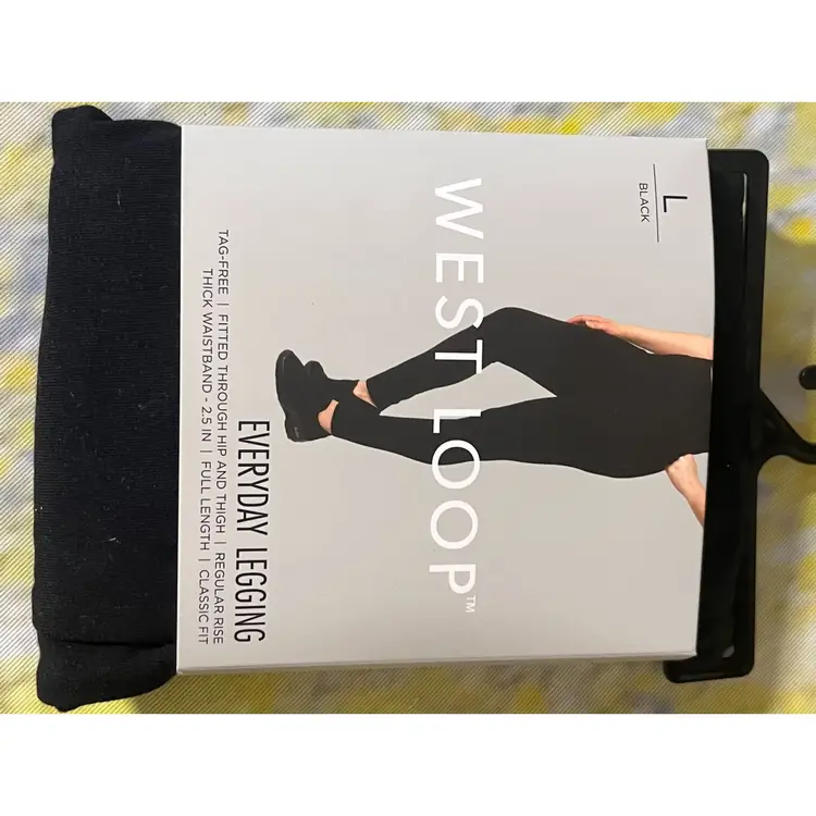 Black Leggings - Large