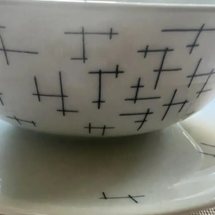 Porzellanfabrik Arzberg (Bayern) Crossroads Gravy Boat with Attached Underplate