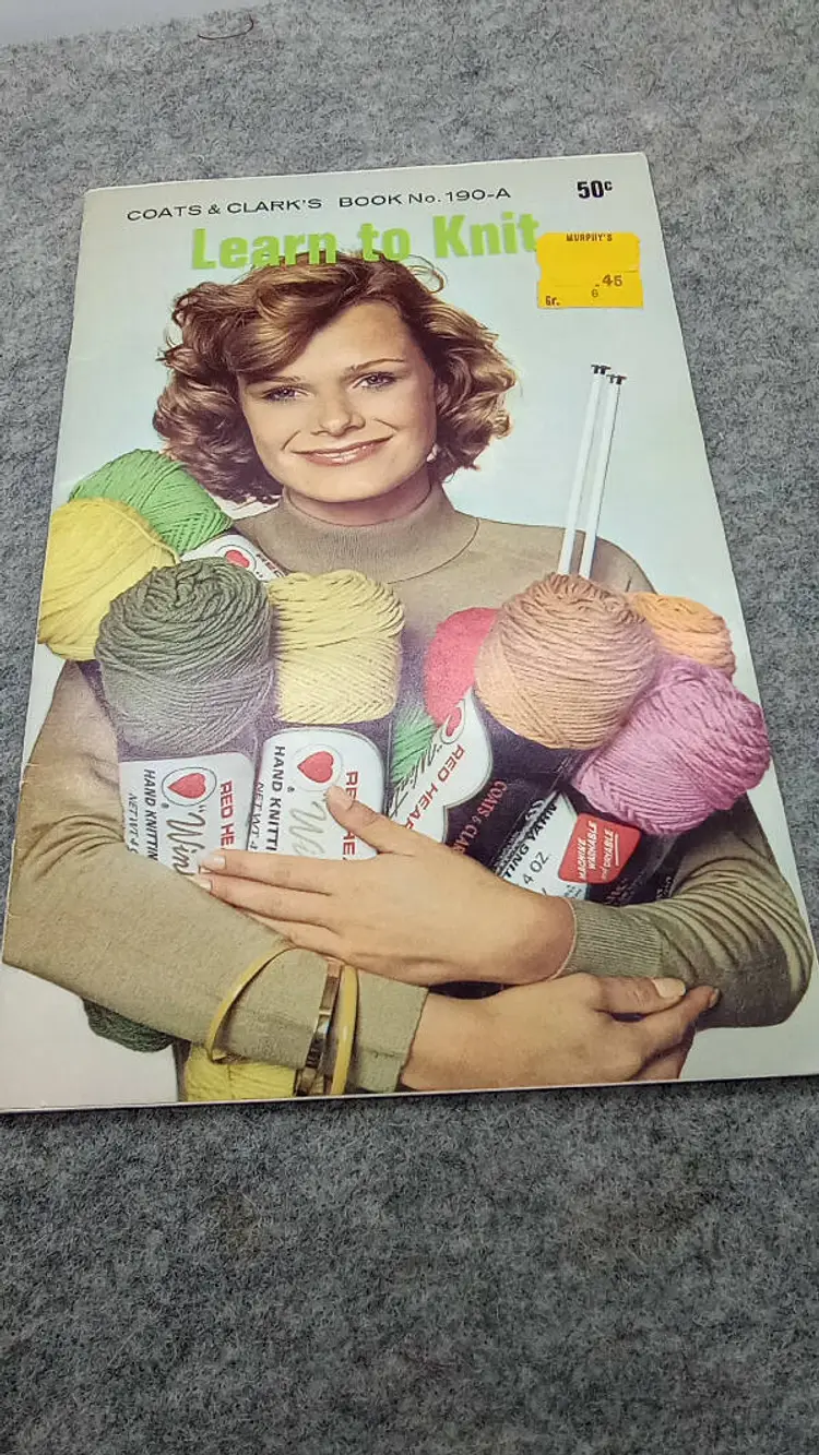 Vintage Coats & Clarke Learn to Knit Booklet