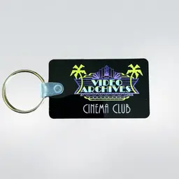 Rectangle - Video Archives Cinema Club Keychains - 2 Styles To Choose From