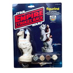 19. Vintage 1981 CRAFT MASTER Star Wars ESB Paint by Number Vinyl Figurine Luke Skywalker