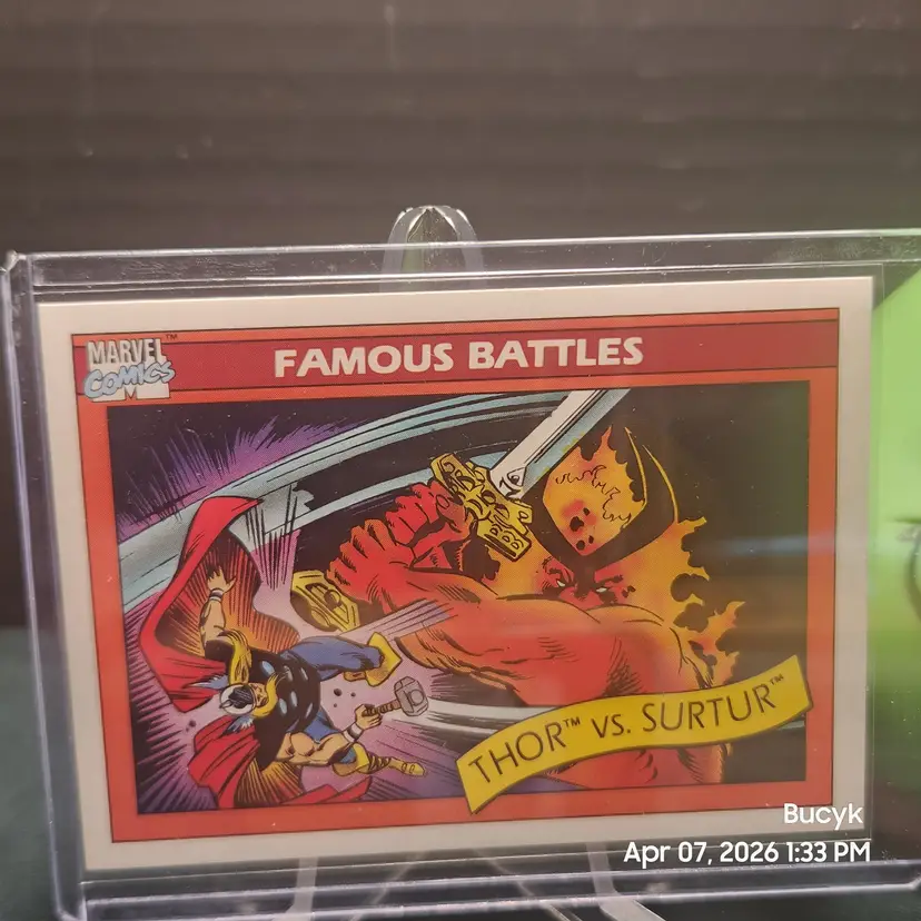 Marvel 1990 Universe - Thor vs. Surtur #91