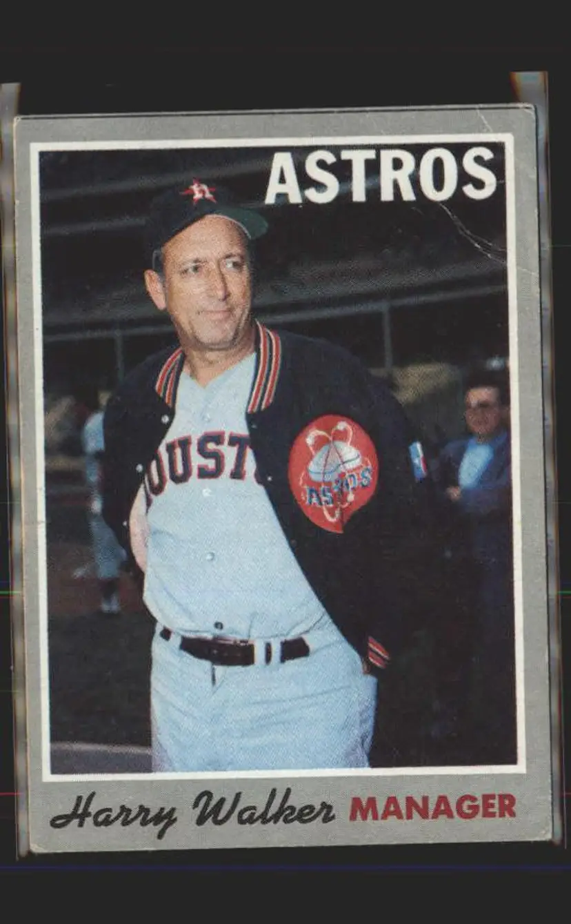 Harry Walker 1970 Topps #32 - () - Houston Astros