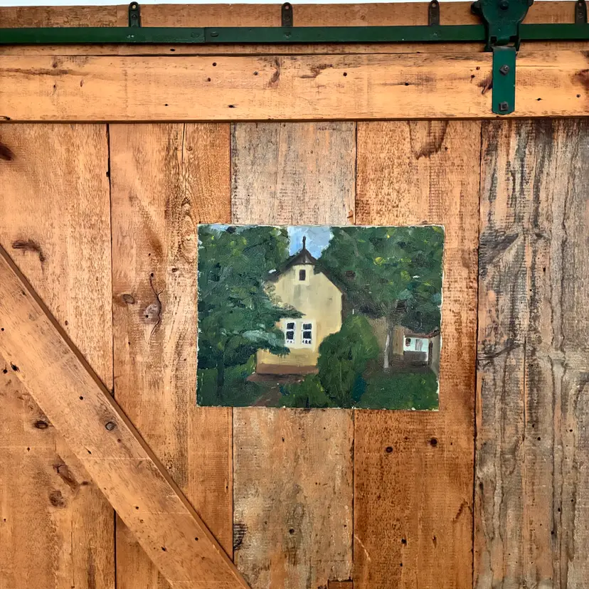 original antique oil on canvas