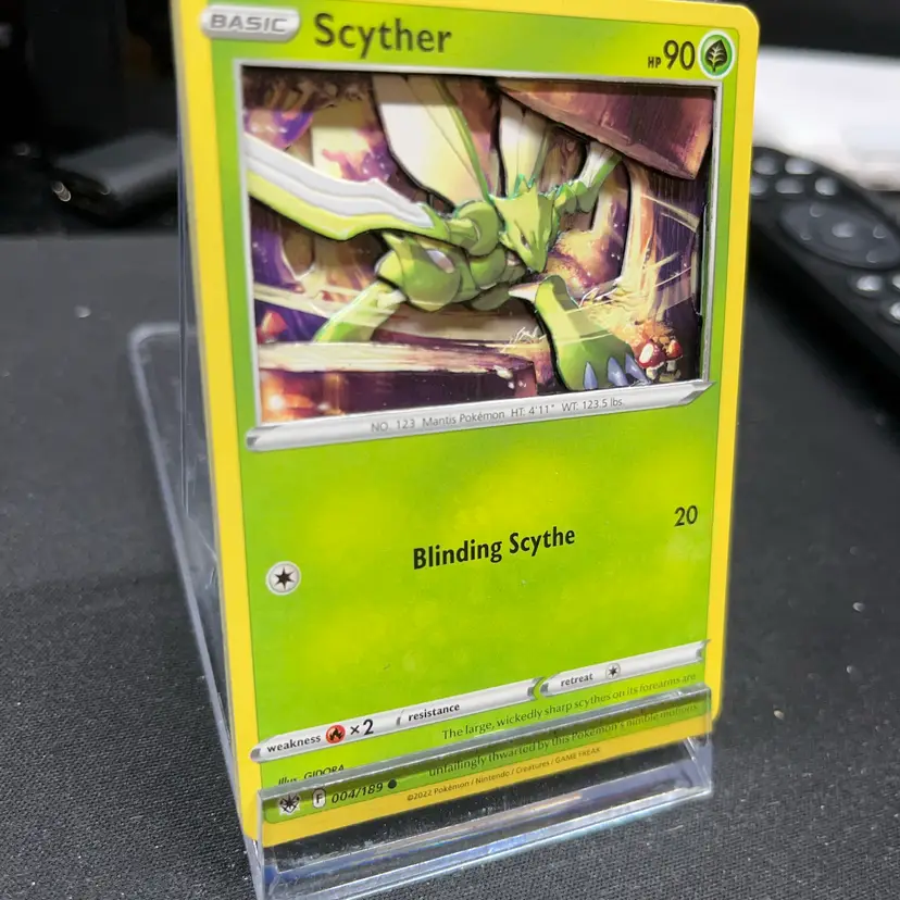 Scyther Custom 3d Card